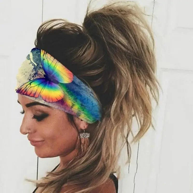 Chic Women's Summer Hair Bands - Stylish Printed Turban Headwraps - Korvel