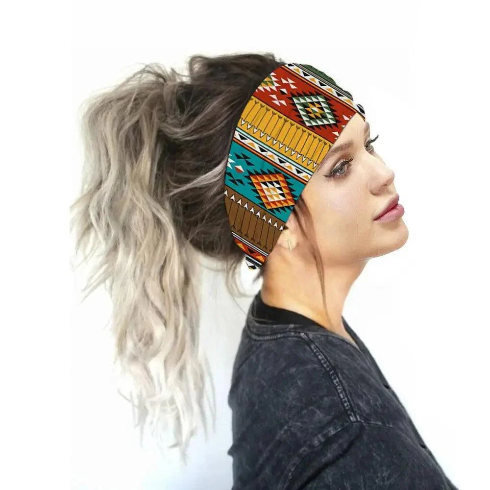 Chic Women's Summer Hair Bands - Stylish Printed Turban Headwraps - Korvel