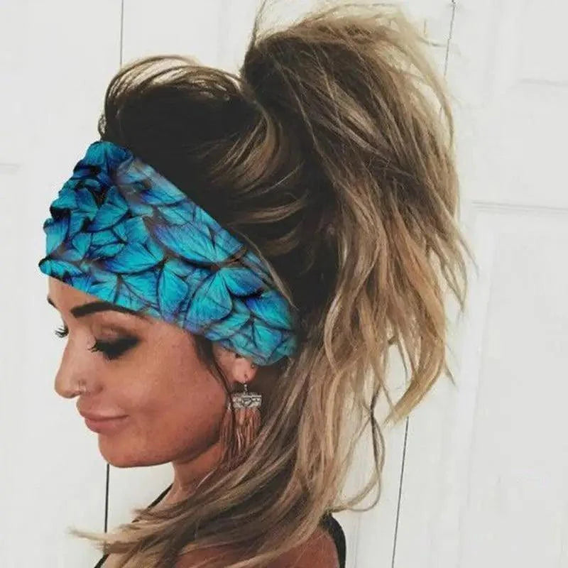 Chic Women's Summer Hair Bands - Stylish Printed Turban Headwraps - Korvel