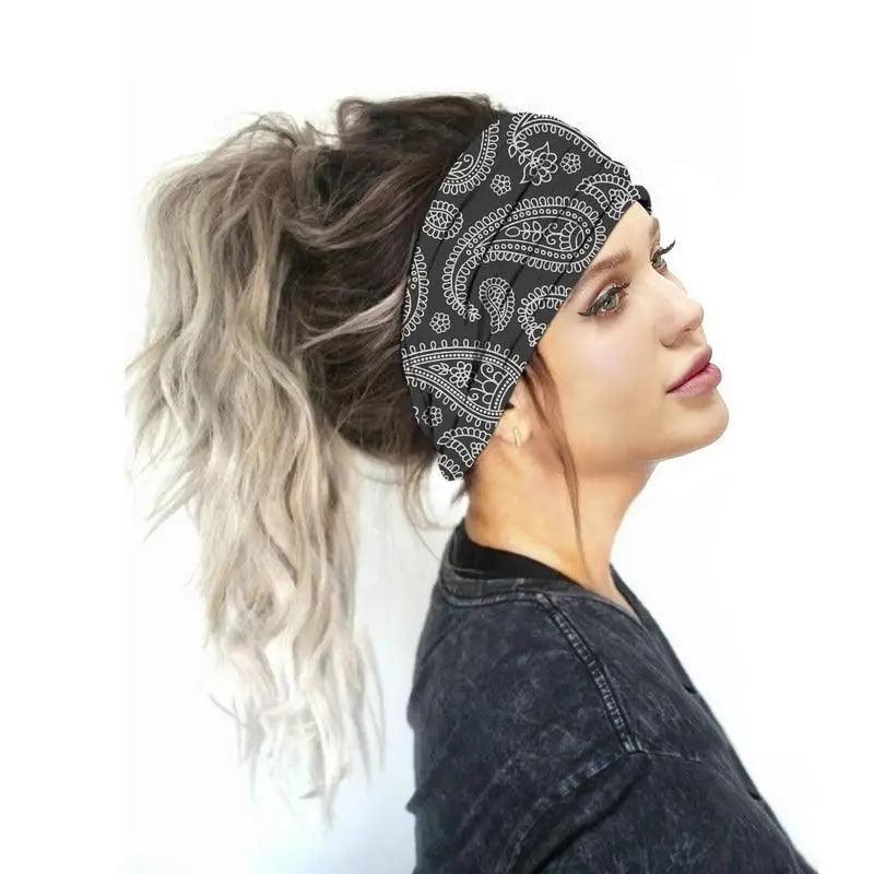 Chic Women's Summer Hair Bands - Stylish Printed Turban Headwraps - Korvel