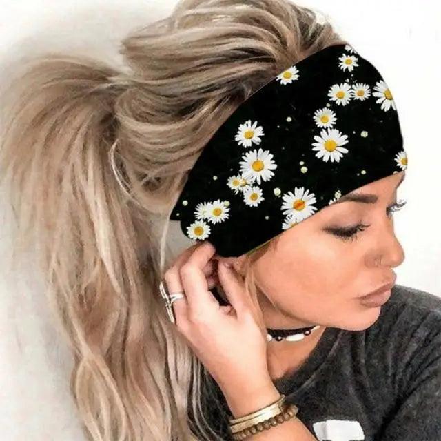 Chic Women's Summer Hair Bands - Stylish Printed Turban Headwraps - Korvel