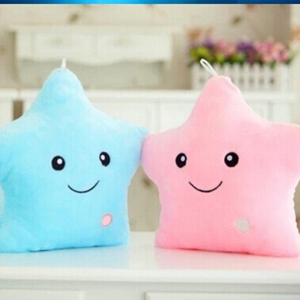 Luminous Star Design LED Light Cushion - Plush Night Light Pillow