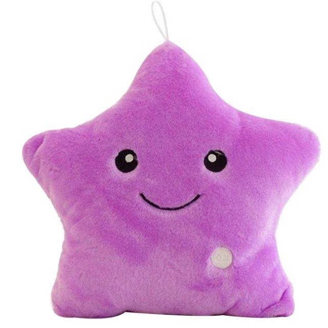 Luminous Star Design LED Light Cushion - Plush Night Light Pillow