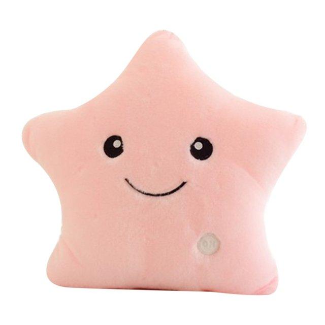 Luminous Star Design LED Light Cushion - Plush Night Light Pillow
