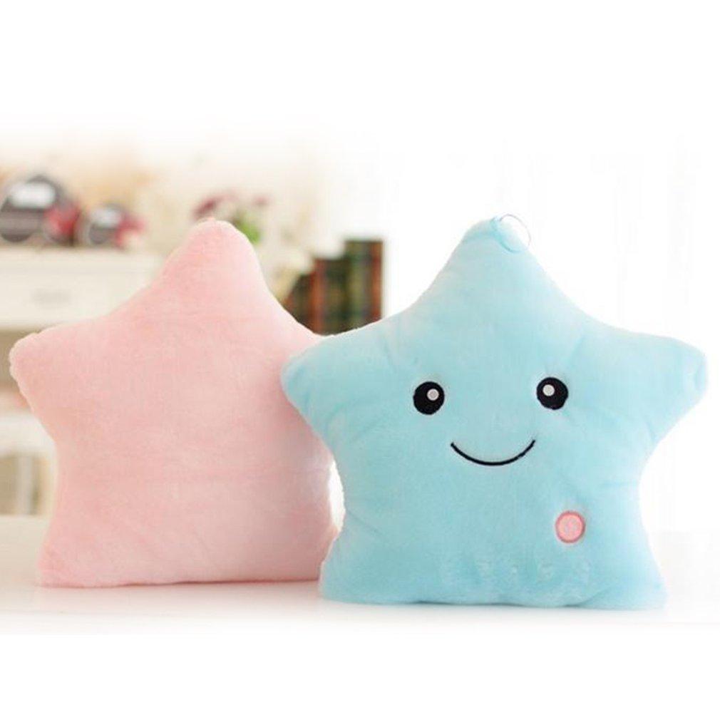 Luminous Star Design LED Light Cushion - Plush Night Light Pillow