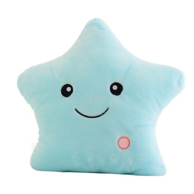 Luminous Star Design LED Light Cushion - Plush Night Light Pillow