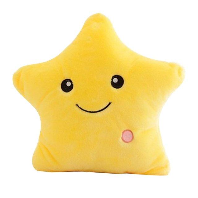 Luminous Star Design LED Light Cushion - Plush Night Light Pillow