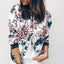 Floral Printed Women's Bomber Jacket - Stylish Spring Outerwear
