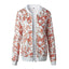 Floral Printed Women's Bomber Jacket - Stylish Spring Outerwear