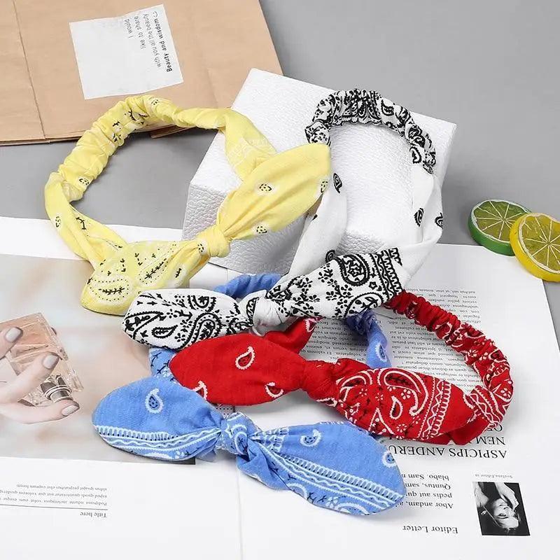 Vintage Cross Knot Soft Headbands for Women