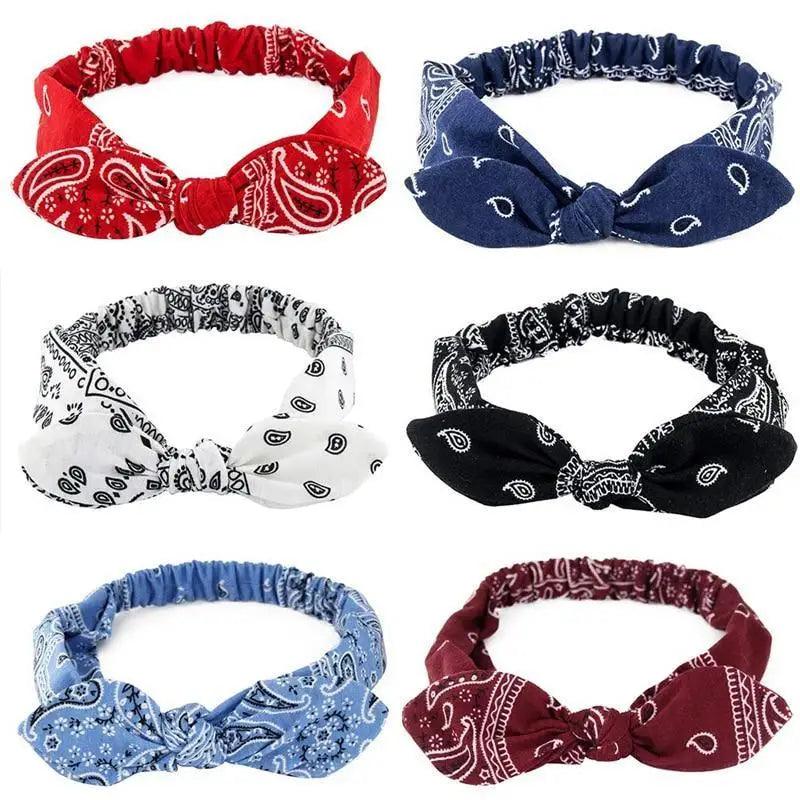 Vintage Cross Knot Soft Headbands for Women