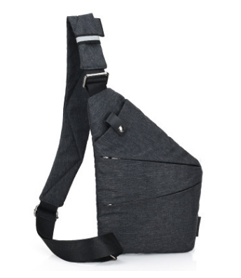 Unisex Anti-Theft Male Chest Bag Men Hidden Shoulder Messenger Bag - Korvel