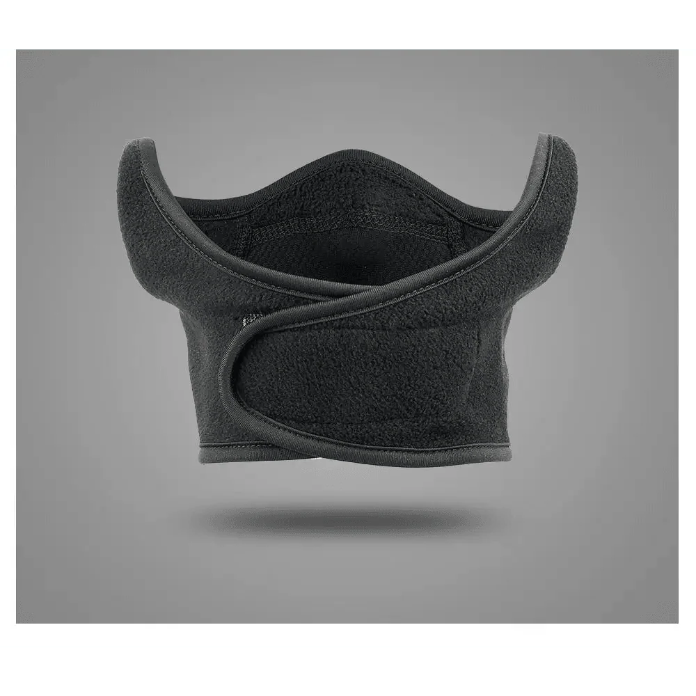 Unisex Breathable Black Half Ski Mask for Winter Activities