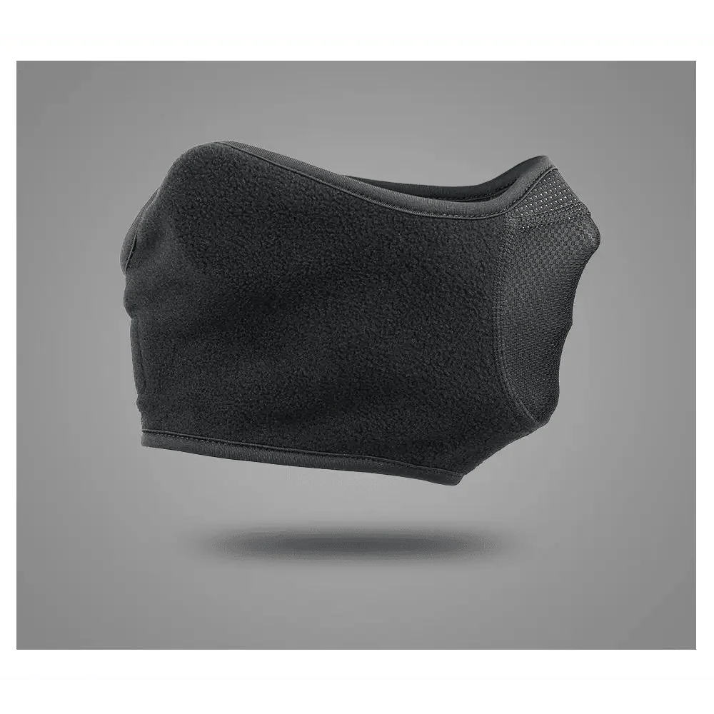 Unisex Breathable Black Half Ski Mask for Winter Activities