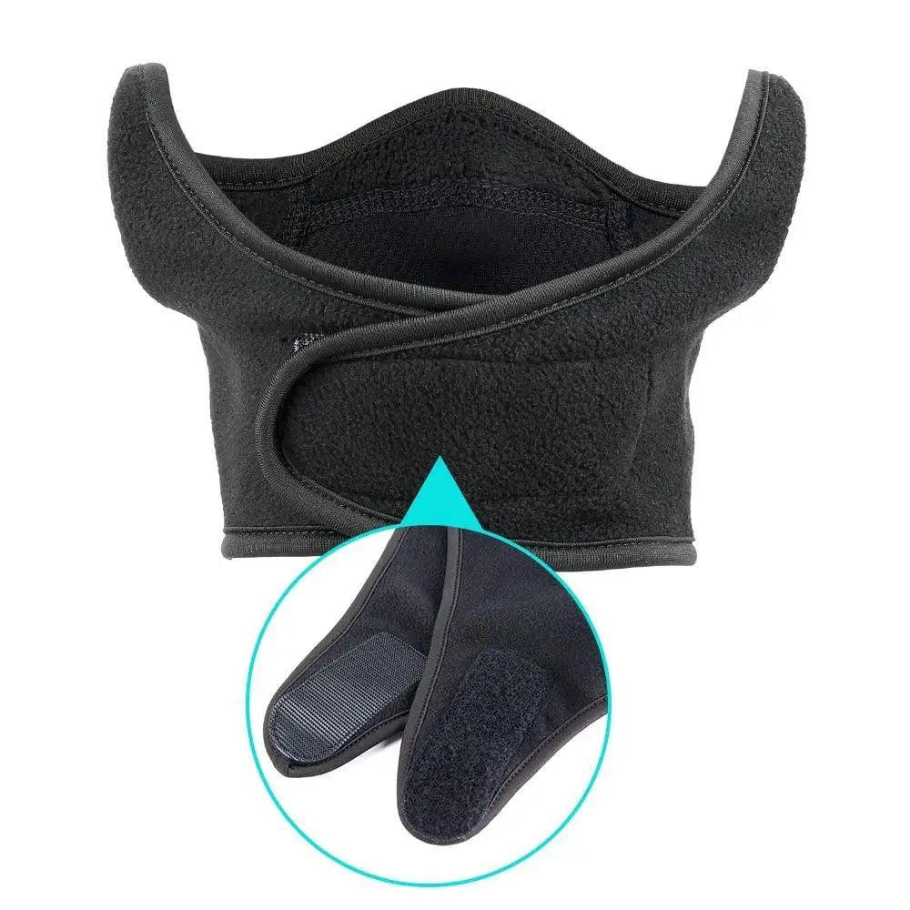 Unisex Breathable Black Half Ski Mask for Winter Activities