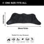 Unisex Breathable Black Half Ski Mask for Winter Activities