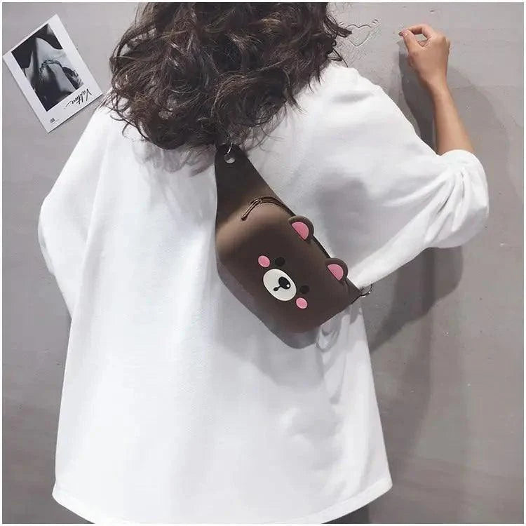 Riñonera Unisex de Diseño de Caricatura para Viajes