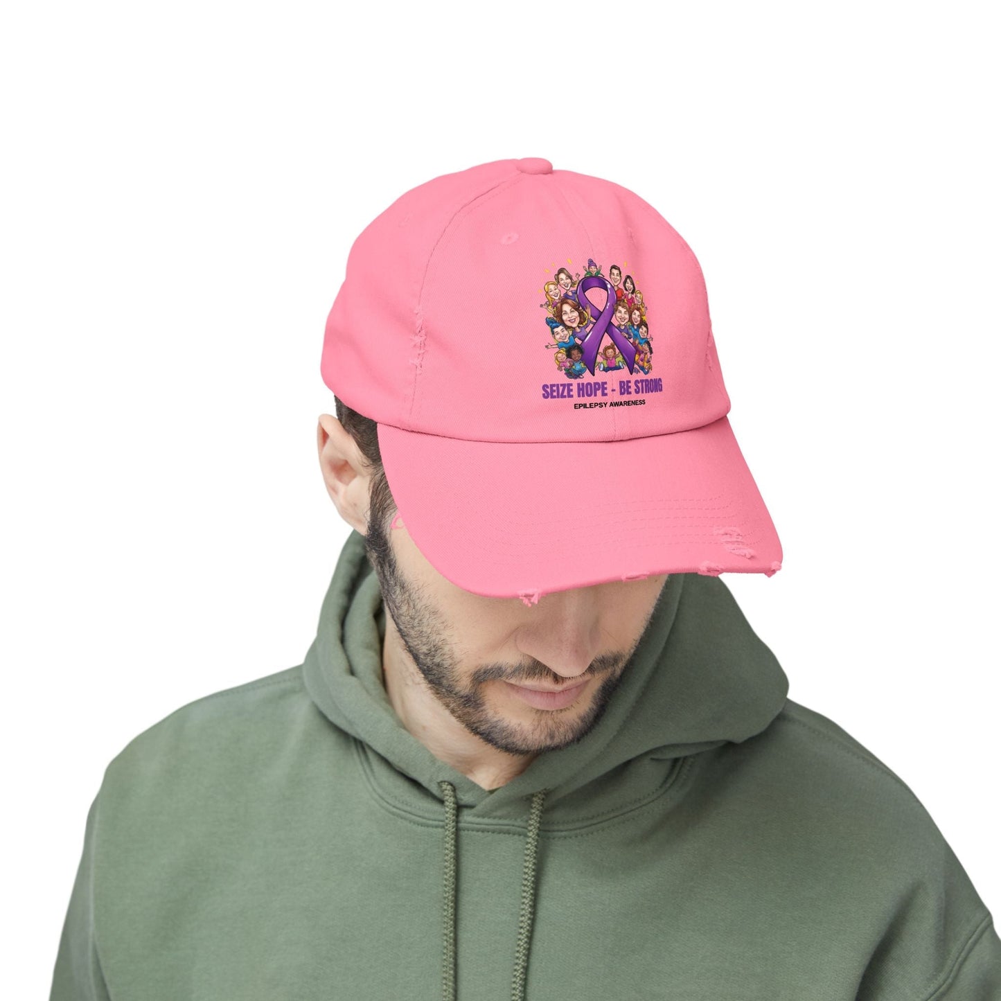 Gorra Distressed Unisex - Aprovecha la Esperanza, Sé Fuerte