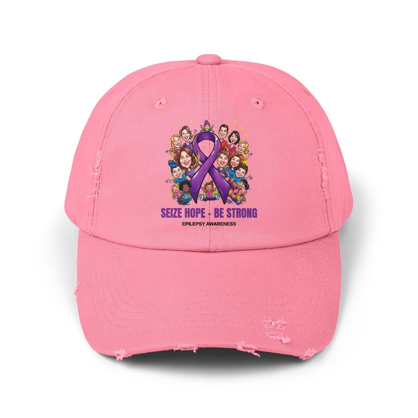 Gorra Distressed Unisex - Aprovecha la Esperanza, Sé Fuerte