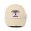 Unisex Vintage-Inspired Distressed Cap - Advocate for Epilepsy Awareness - Korvel