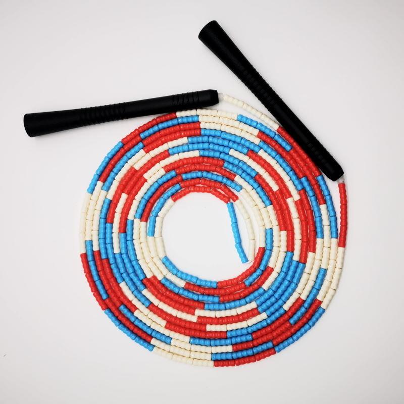 Adjustable PVC Beaded Jump Rope for Fitness Training