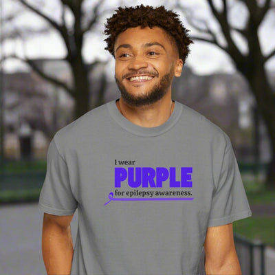 Empower Change with Our Unisex Purple Awareness Tee - Korvel