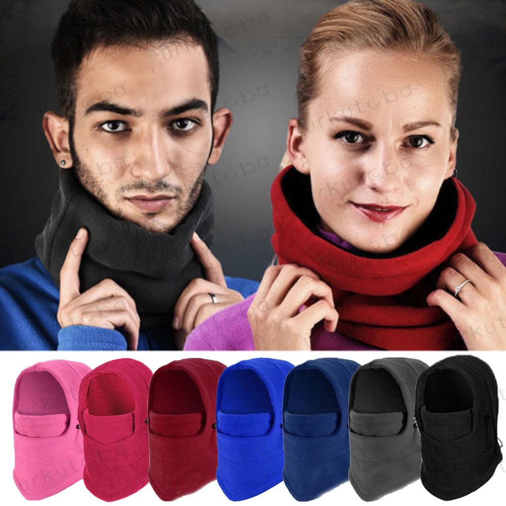 Chapeau à capuche en polaire unisexe - Balaclava d'hiver polyvalente