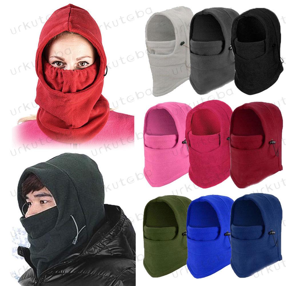 Chapeau à capuche en polaire unisexe - Balaclava d'hiver polyvalente