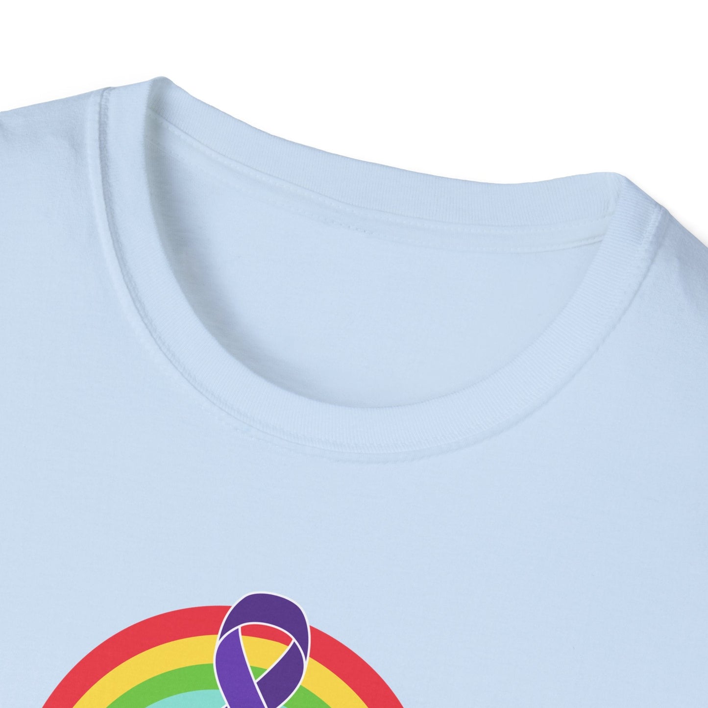 Inspirational Unisex Softstyle Tee - 'Count the Rainbows' - Korvel