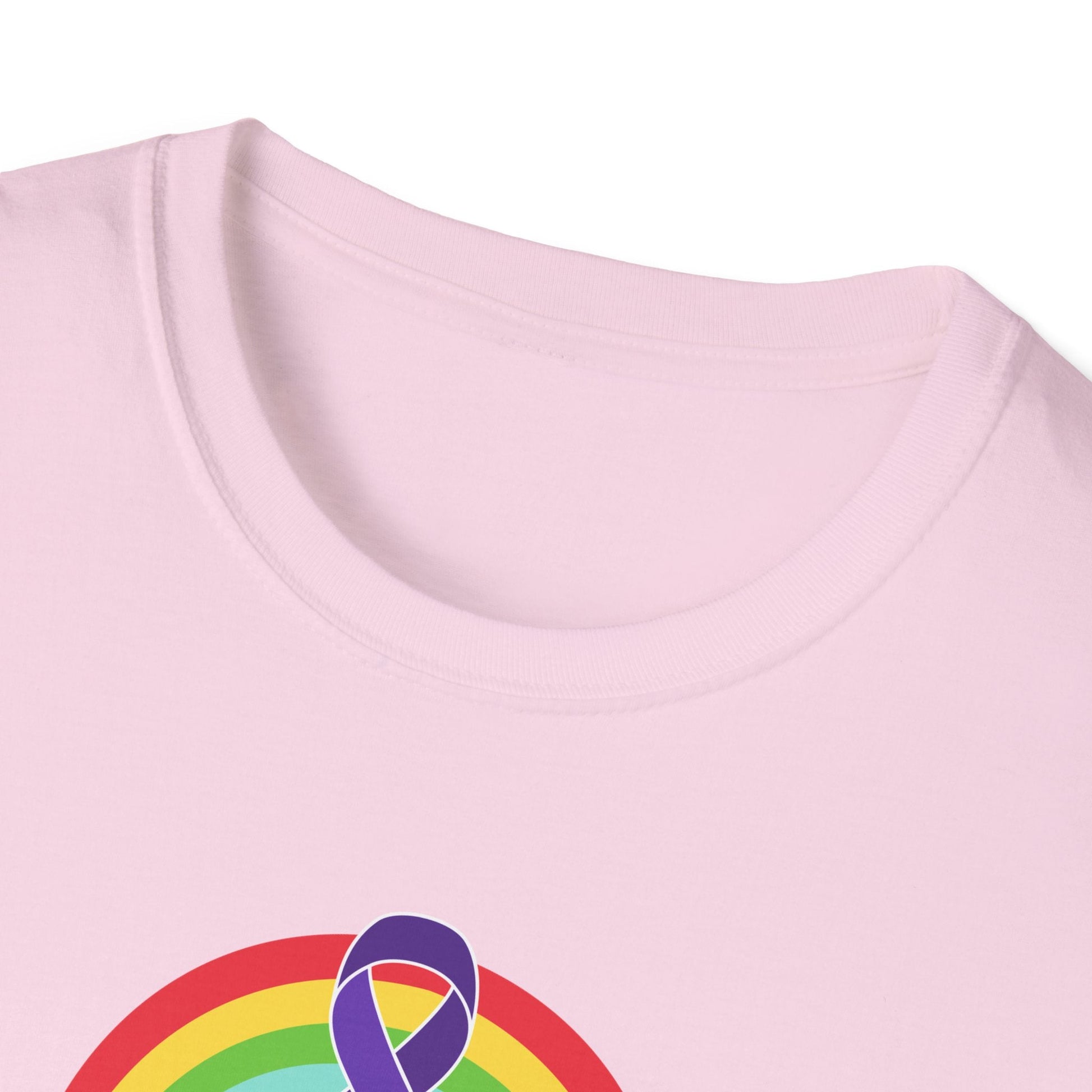 Inspirational Unisex Softstyle Tee - 'Count the Rainbows' - Korvel