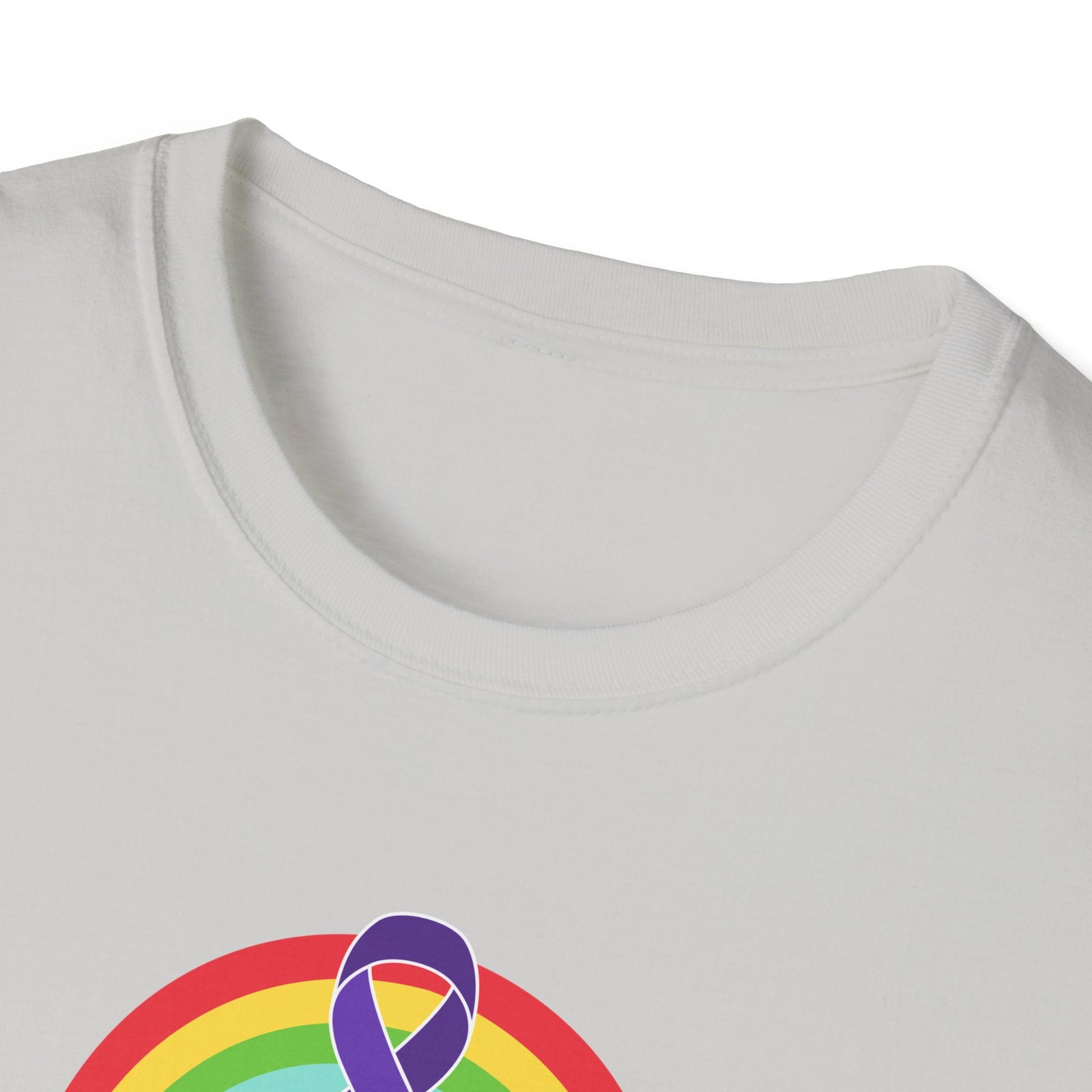 Inspirational Unisex Softstyle Tee - 'Count the Rainbows' - Korvel