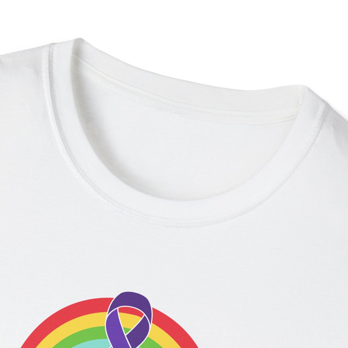 Inspirational Unisex Softstyle Tee - 'Count the Rainbows' - Korvel