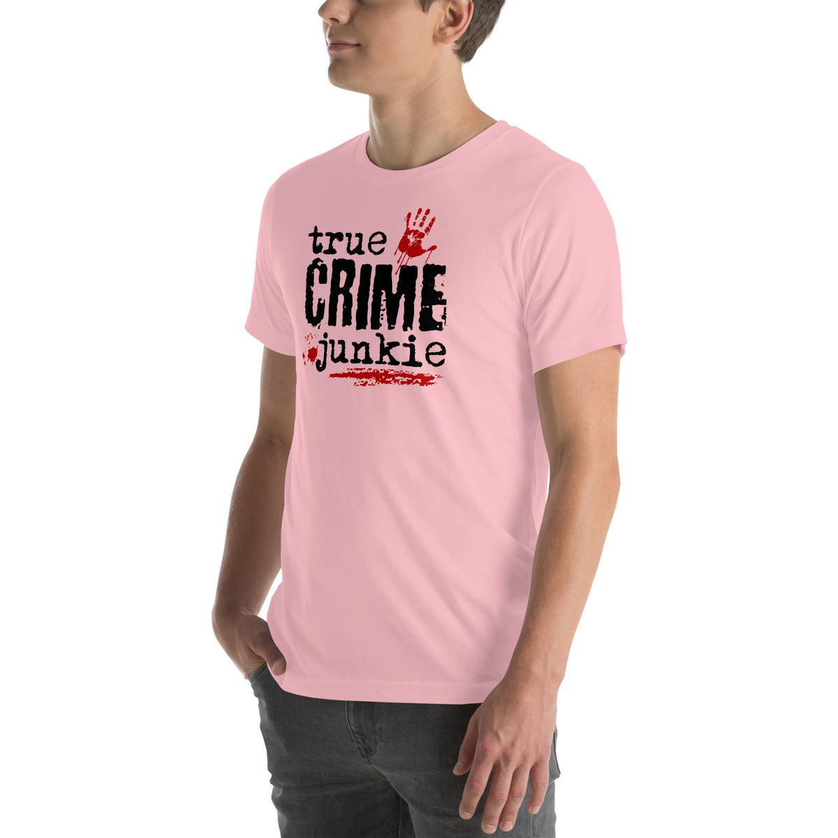 Camiseta de adicto a los crímenes reales