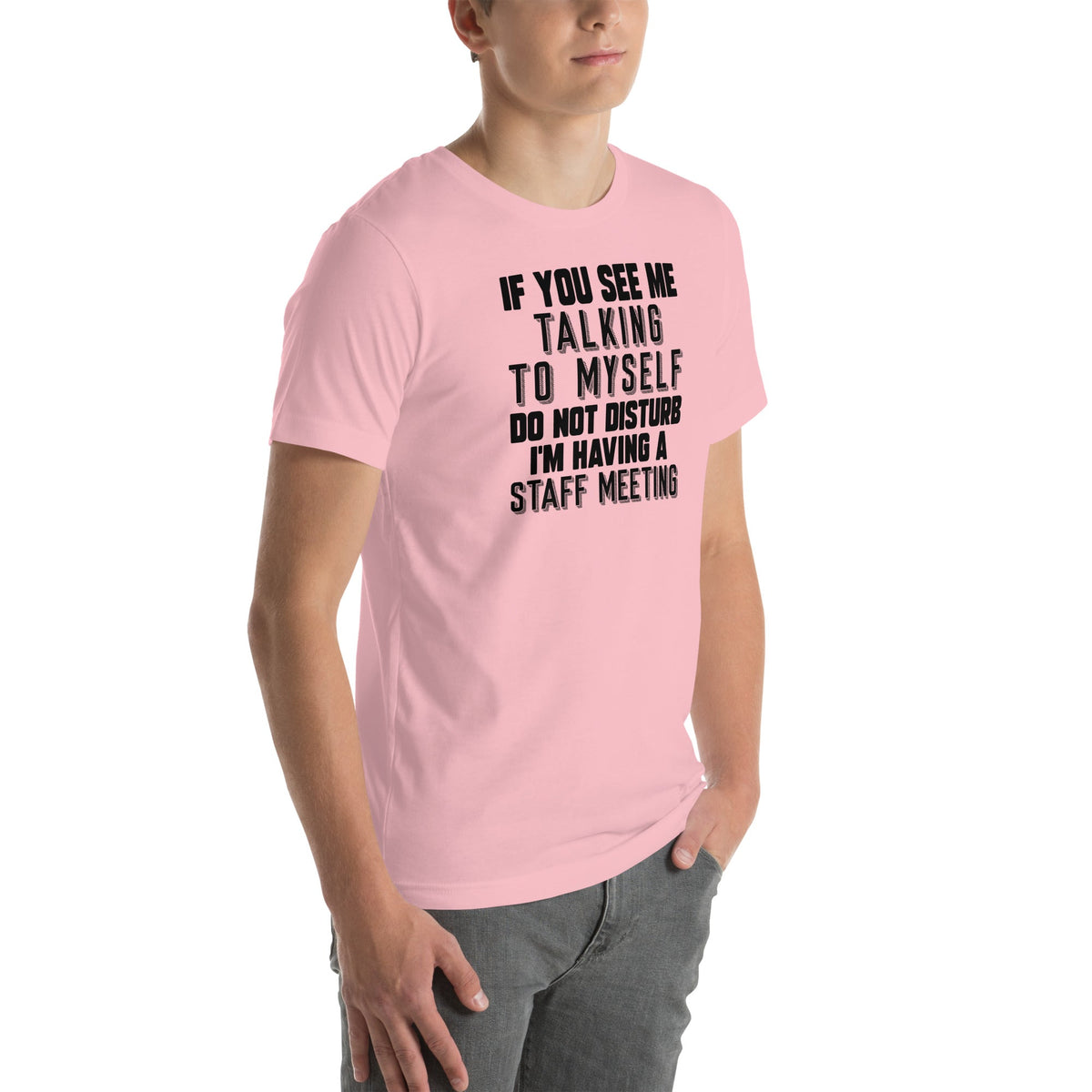T-shirt Réunion de Personnel : Parlez à Moi, Ne Pas Déranger