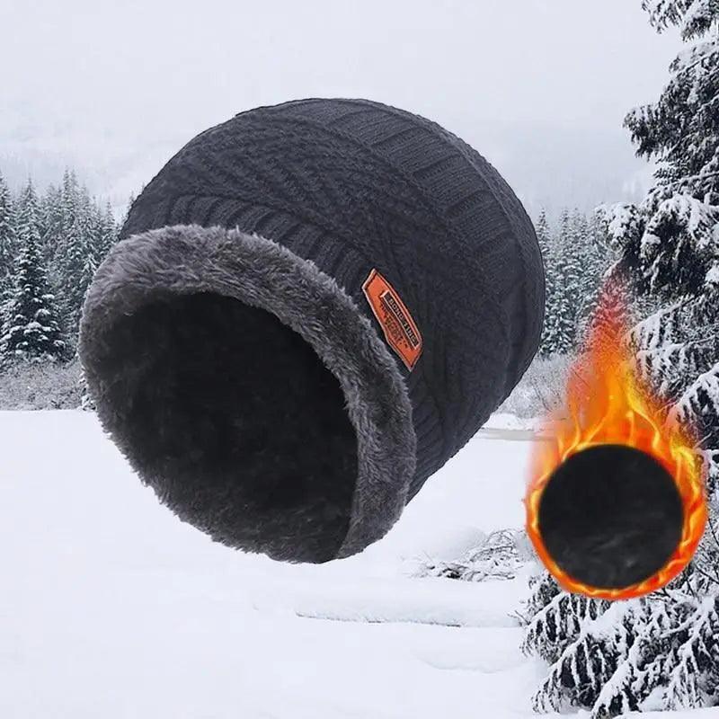 Stylish Unisex Winter Beanie and Scarf Set - Warm, Breathable, and Versatile - Korvel