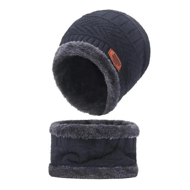 Stylish Unisex Winter Beanie and Scarf Set - Warm, Breathable, and Versatile - Korvel