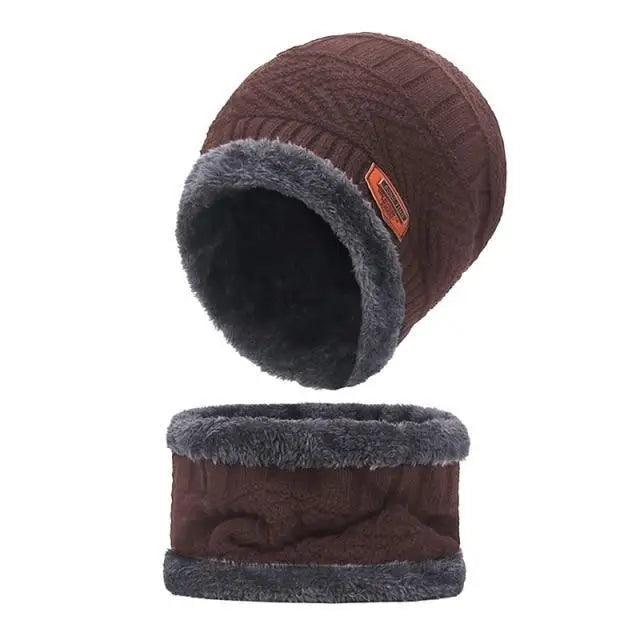 Stylish Unisex Winter Beanie and Scarf Set - Warm, Breathable, and Versatile - Korvel