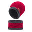 Stylish Unisex Winter Beanie and Scarf Set - Warm, Breathable, and Versatile - Korvel