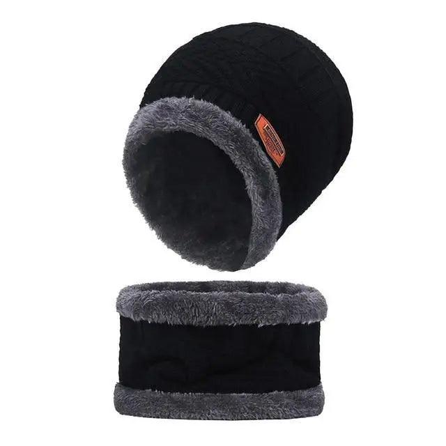 Stylish Unisex Winter Beanie and Scarf Set - Warm, Breathable, and Versatile - Korvel