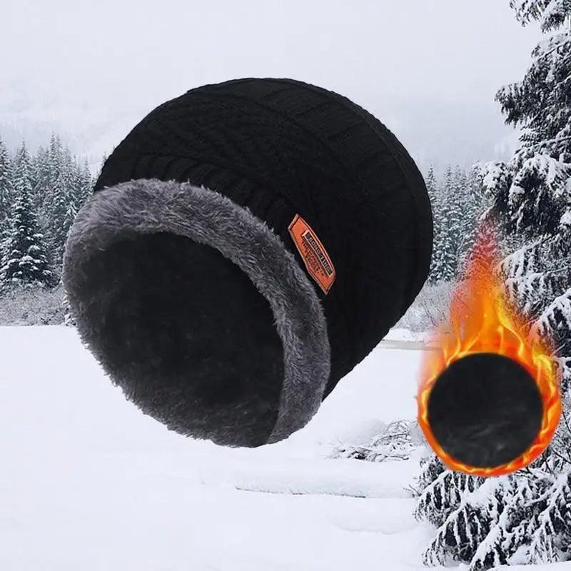 Stylish Unisex Winter Beanie and Scarf Set - Warm, Breathable, and Versatile - Korvel
