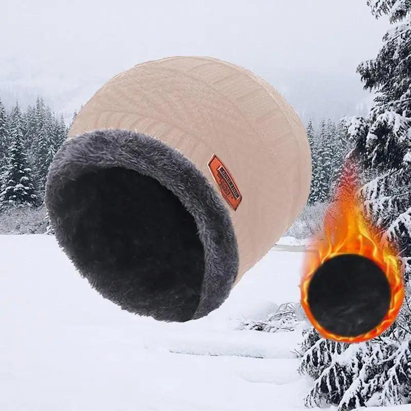 Stylish Unisex Winter Beanie and Scarf Set - Warm, Breathable, and Versatile - Korvel