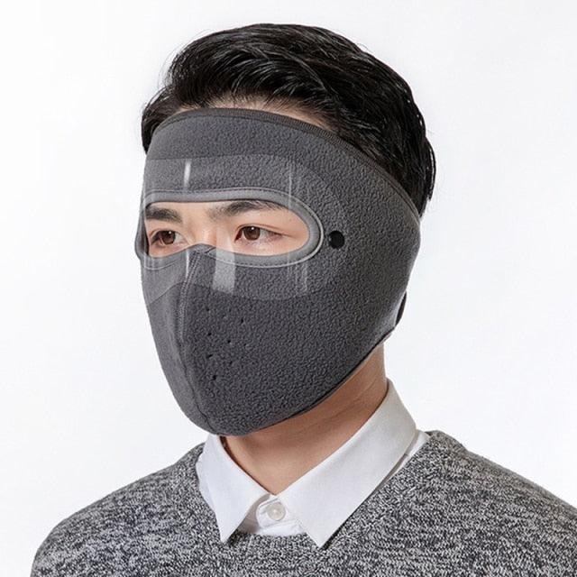 Unisex Winter Warm Mask with Fleece Scarf and Goggles