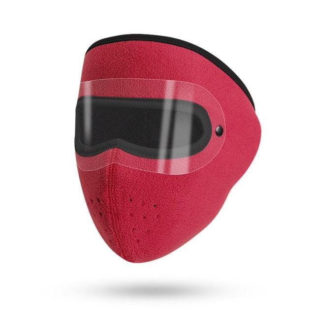Unisex Winter Warm Mask with Fleece Scarf and Goggles