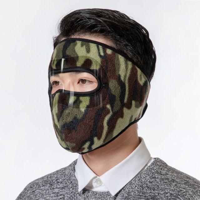 Unisex Winter Warm Mask with Fleece Scarf and Goggles