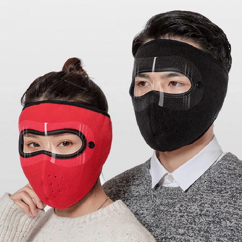 Unisex Winter Warm Mask with Fleece Scarf and Goggles