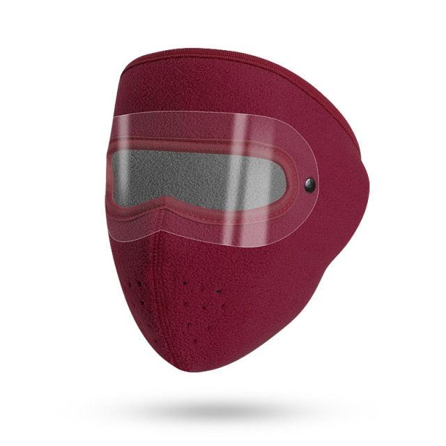 Unisex Winter Warm Mask with Fleece Scarf and Goggles