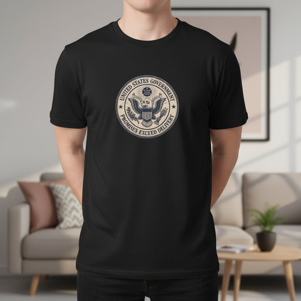 T-shirt avec le sceau du gouvernement des États-Unis - T-shirt en coton premium