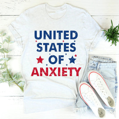 Camiseta de los Estados Unidos de la Ansiedad