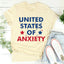Camiseta de los Estados Unidos de la Ansiedad