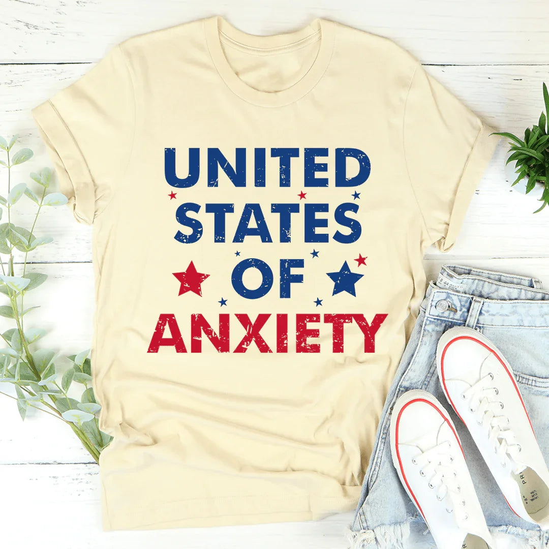 Camiseta de los Estados Unidos de la Ansiedad